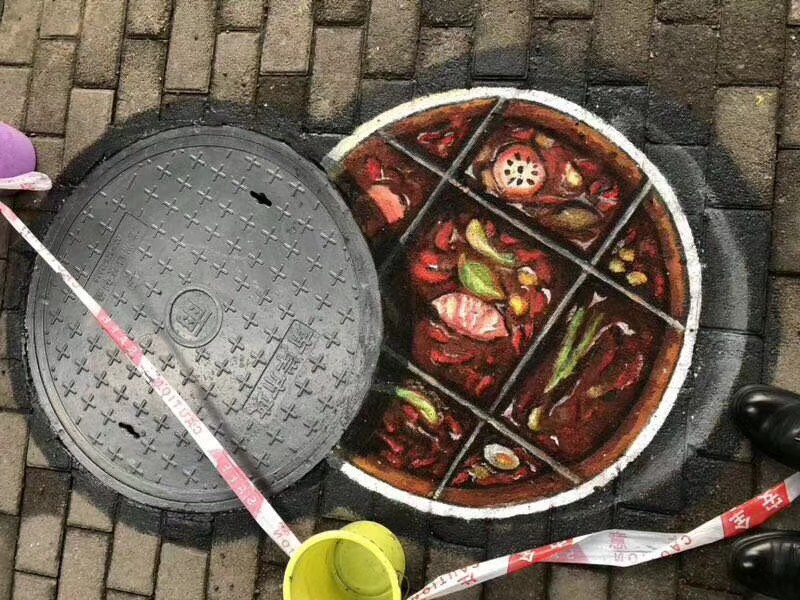 石墩，電箱彩繪